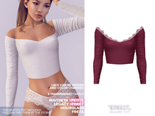 TETRA - Allure top (Wine)