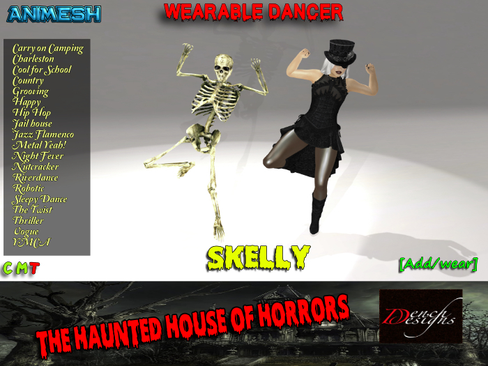 *Dench Designs* Animesh Dancer Skelly