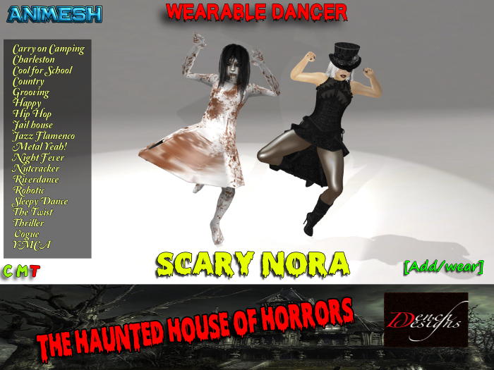 *Dench Designs* Animesh Dancer Scary Nora