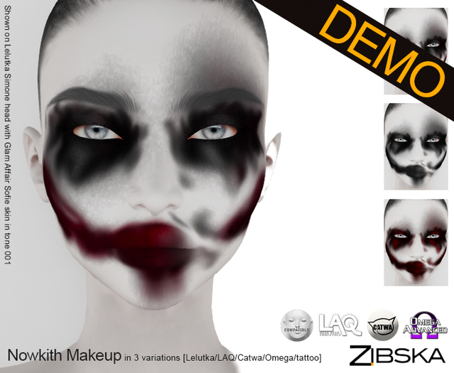 Zibska ~ Nowkith Makeup [no trans] ~ wear me Demo