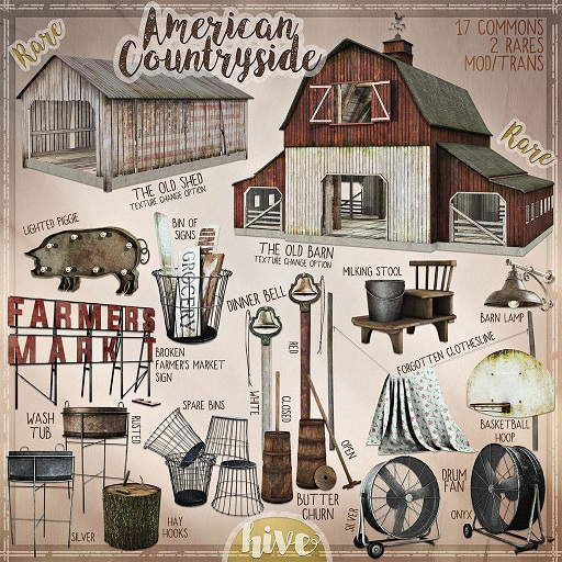hive // country drum fan [silver]