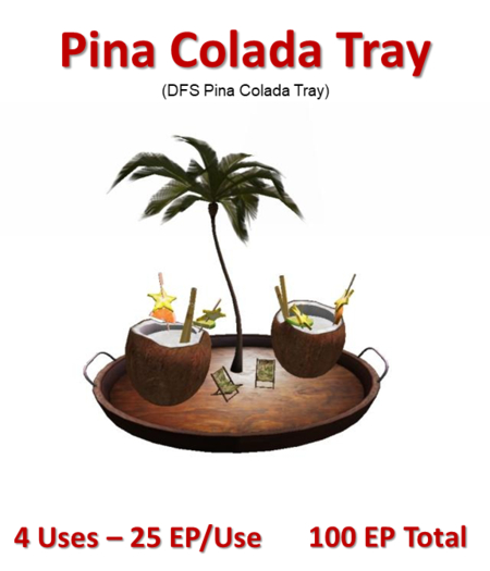 DFS Pina Colada Tray (Texture)