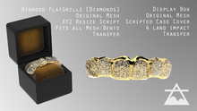 Highgod Flat Grillz Tops PaleGold [Diamonds]