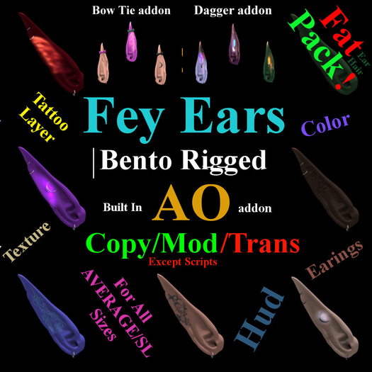 Mortes Seduction Fay Ears FatPack