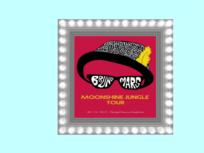 Concert Poster-Bruno Mars