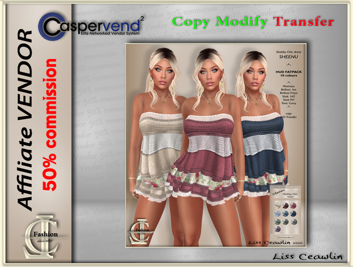 LC Affiliate Vendor  - Shabby Chic Dress [11 vendors]