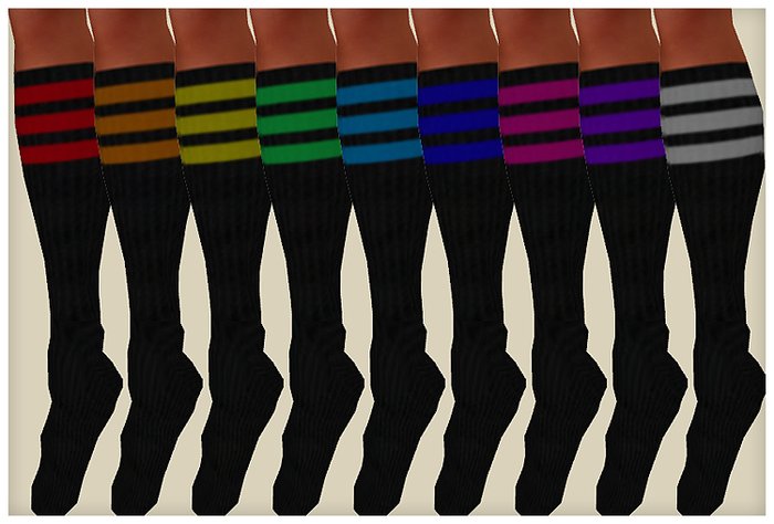 S&Co. Tube Socks//Blacks Bag