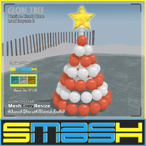 SMASH - Globe Tree (Candy Cane)