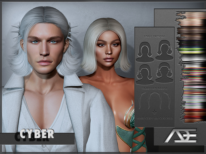 Ade - Cyber Hairstyle (FULL PACK)