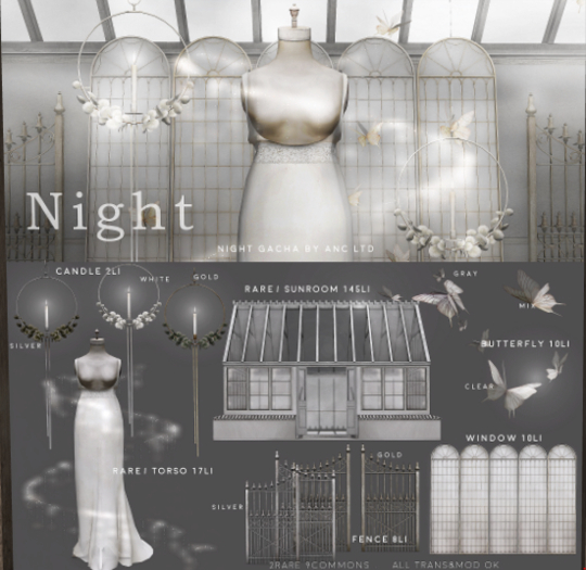 box) {anc} night / torso RARE