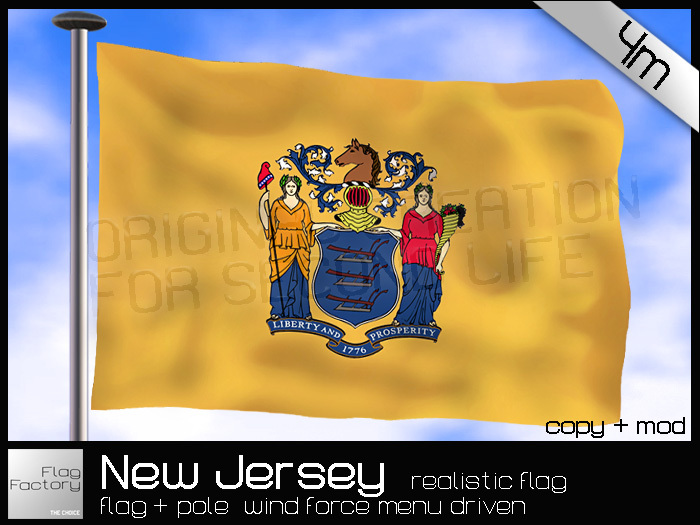 New Jersey flag * USA flag US flag * copy/mod Really best Flags in SL ! ;)