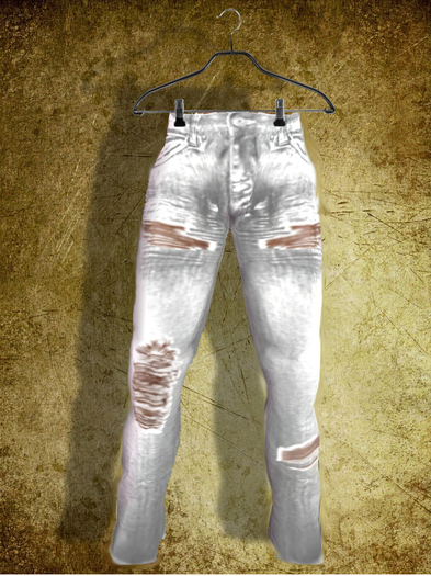 White ripped -Jeans