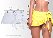 Seniha. Mimi Skirt // White