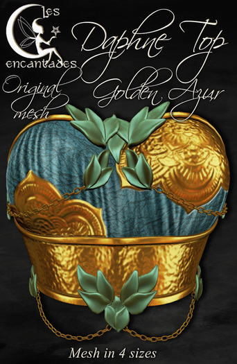 *LE* Daphne Top Gold Azur