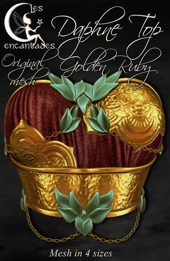 *LE* Daphne Top Gold Ruby