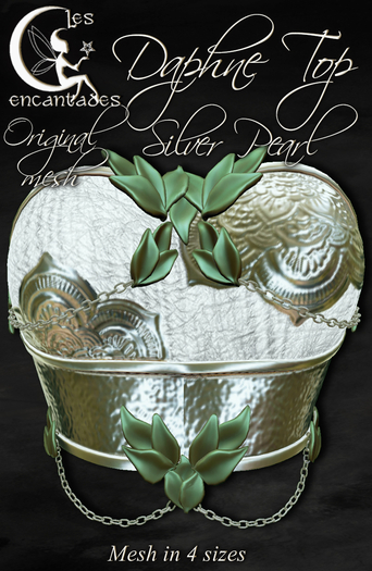 *LE* Daphne Top Silver Pearl
