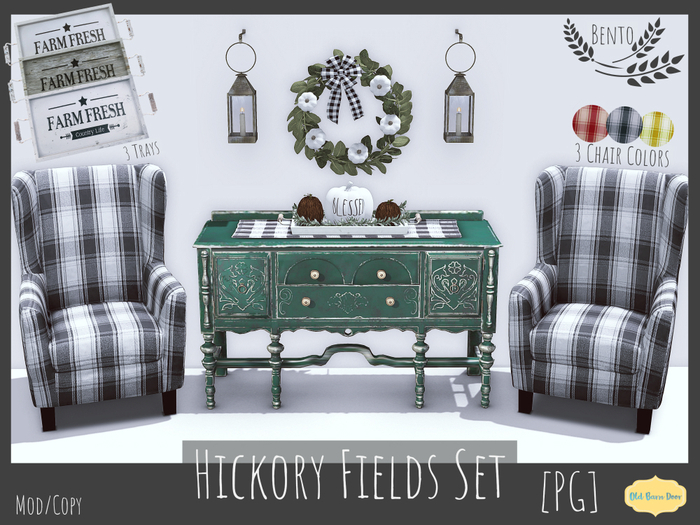{OBD} Hickory Fields Set [PG] 