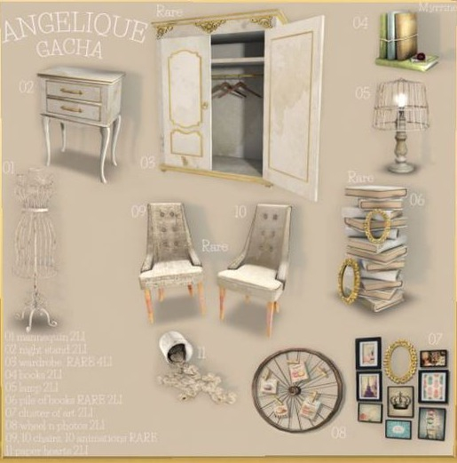 ANGELIQUE chair 2 RARE