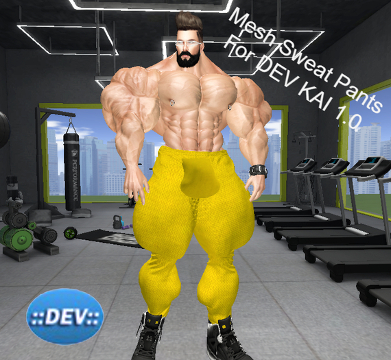 [D.Cavalieri] Kai Yellow Sweat Pants