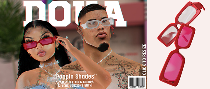 Doua.// . Poppin Shades Red