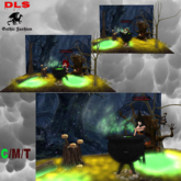 Halloween Background Deco with 2 poses 30 LI  boxed