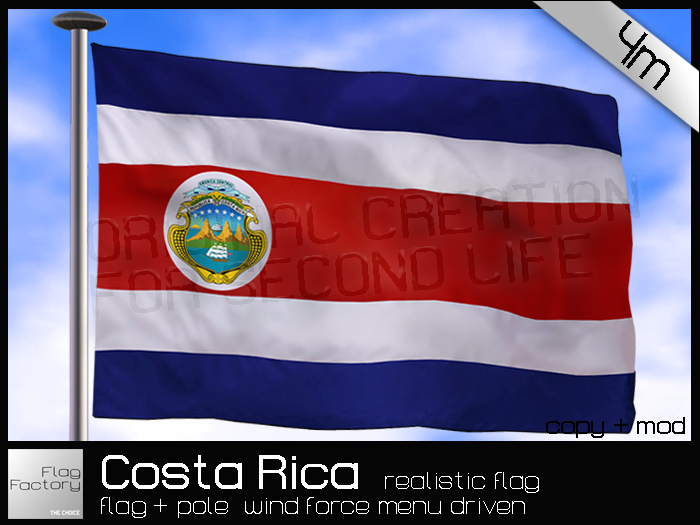Costa Rica flag * Costa rican * copy/mod