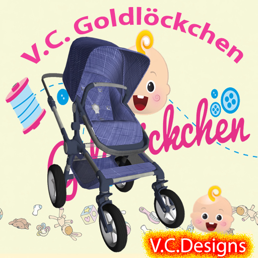 Zooby Animesh Stroller Blau HUD