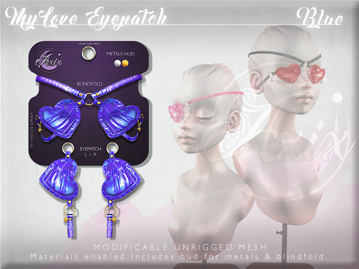 ::Axix:: MyLove Eyepatch [Blue]