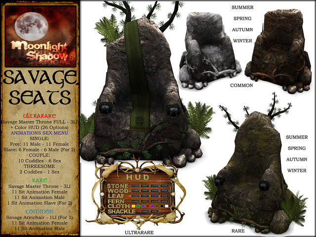 "Moon_Sha" Savage ArmChair R - Autumn <<COMMON>>