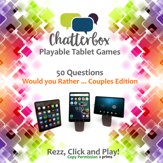 [EPIC Chatterbox] Would you rather ... Couples edition