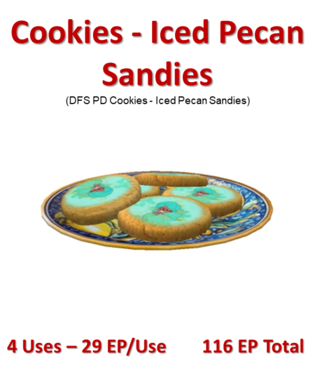 DFS PD Cookies - Iced Pecan Sandies (Texture)