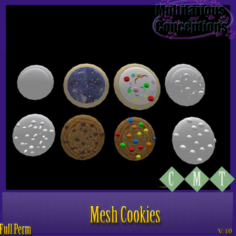 Second Life Marketplace - [MC] FP Mesh Cookie incl Mouthie samples ...