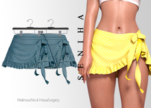 Seniha. Mimi Skirt // Aqua