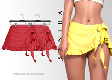 Seniha. Mimi Skirt // Red