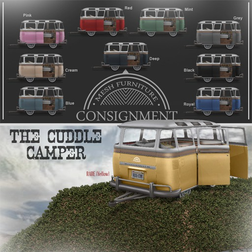 [Con.] The Cuddle Camper - Yellow RARE