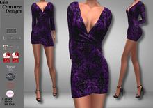 "GCD" Phyllis Cocktail Dresses Purple