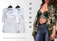 Seniha. Xandra Shirt&Top // White