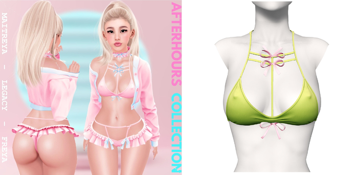 Rebelpill - AfterHours Collection Bra Lime