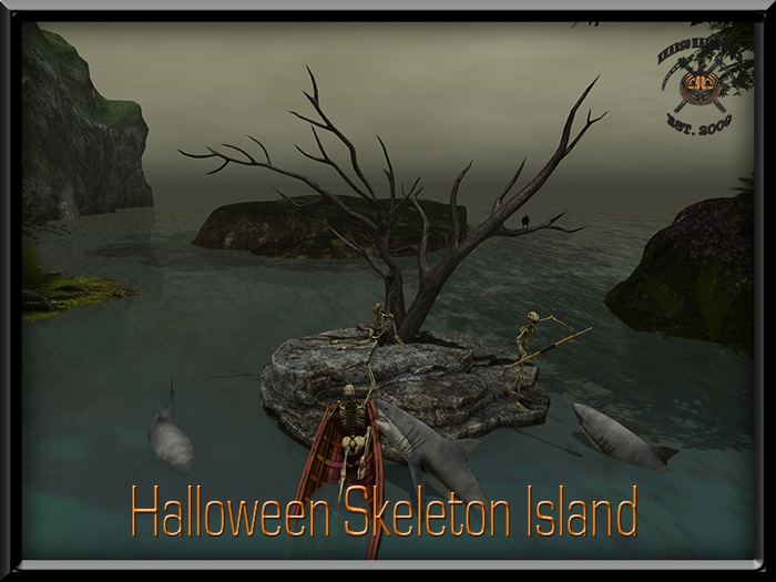 khargo halloween skeleton island - boxed