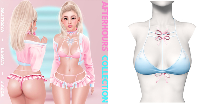 Rebelpill - AfterHours Collection Bra Baby Blue