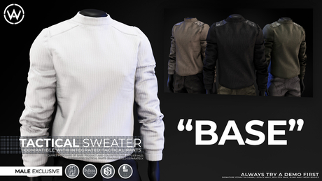 Second Life Marketplace - [WAZ] Tactical Sweater (BASE)