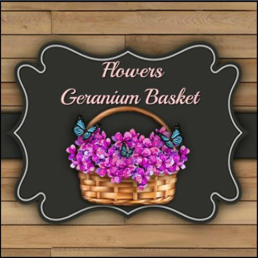[5] DFS Flowers - Geranium Basket