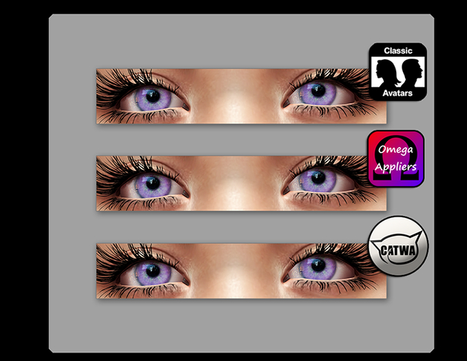 [eir] Catwa, Omega, & Standard Eye Appliers [purple]