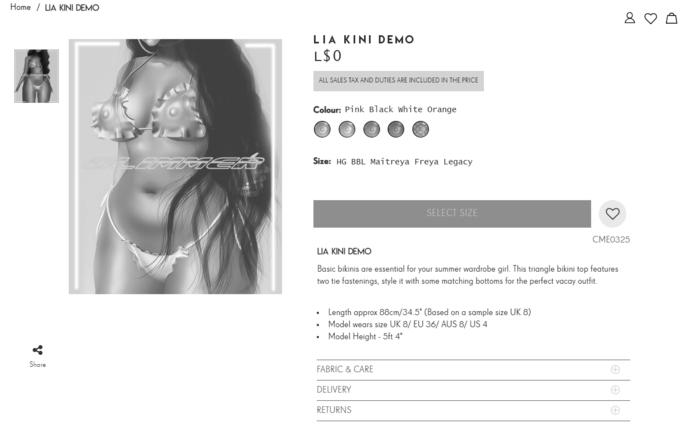 [G] - Lia Kini DEMO