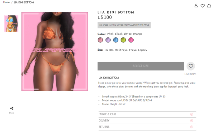 [G] - Lia Kini Bottom (Mango)