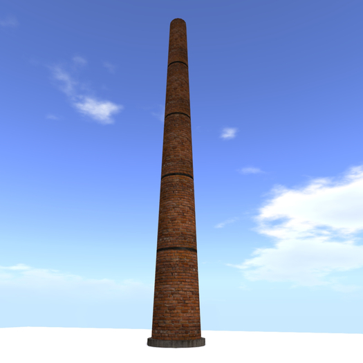 Old industrial chimney Mesh