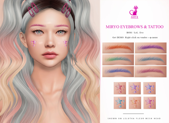 A R T E - Miryo Eyebrows & Star Tattoos
