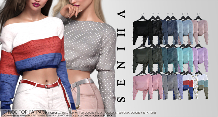 Seniha. Chloe Top // Fatpack