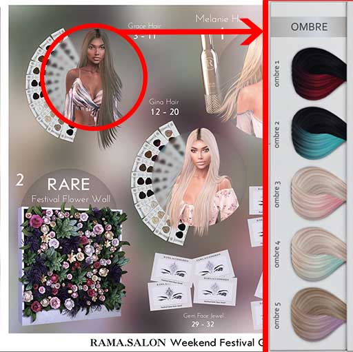 RAMA.SALON - Grace Hair 'OMBRE' Rezz Me