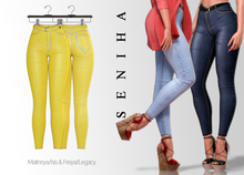 Seniha. Xandra Pants&Belt // Yellow
